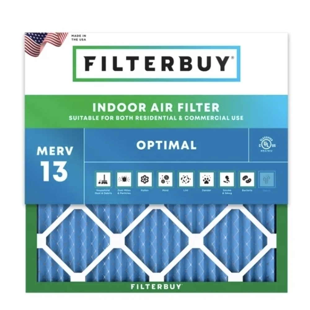 Filterbuy Indoor Air Filter MERV 13